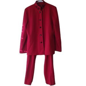 Vintage USA MADE City Girl Nancy Bolen 2PC Suit Set SMALL size 10